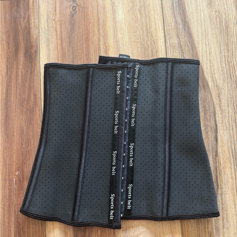 Black Perforated Waist Trainer